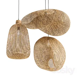 Rattan Pendant Light